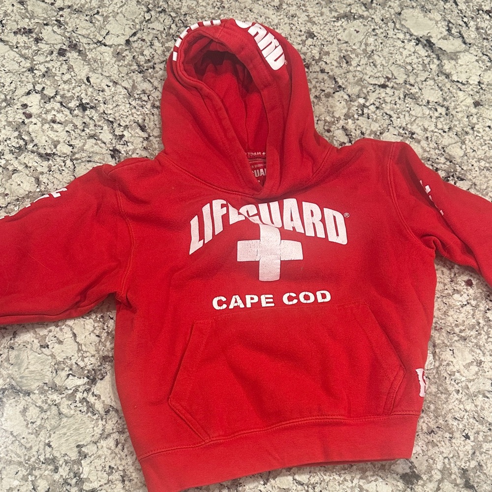 Kids Red Cape Cod  Hoodie